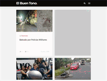 Tablet Screenshot of elbuentono.com.mx